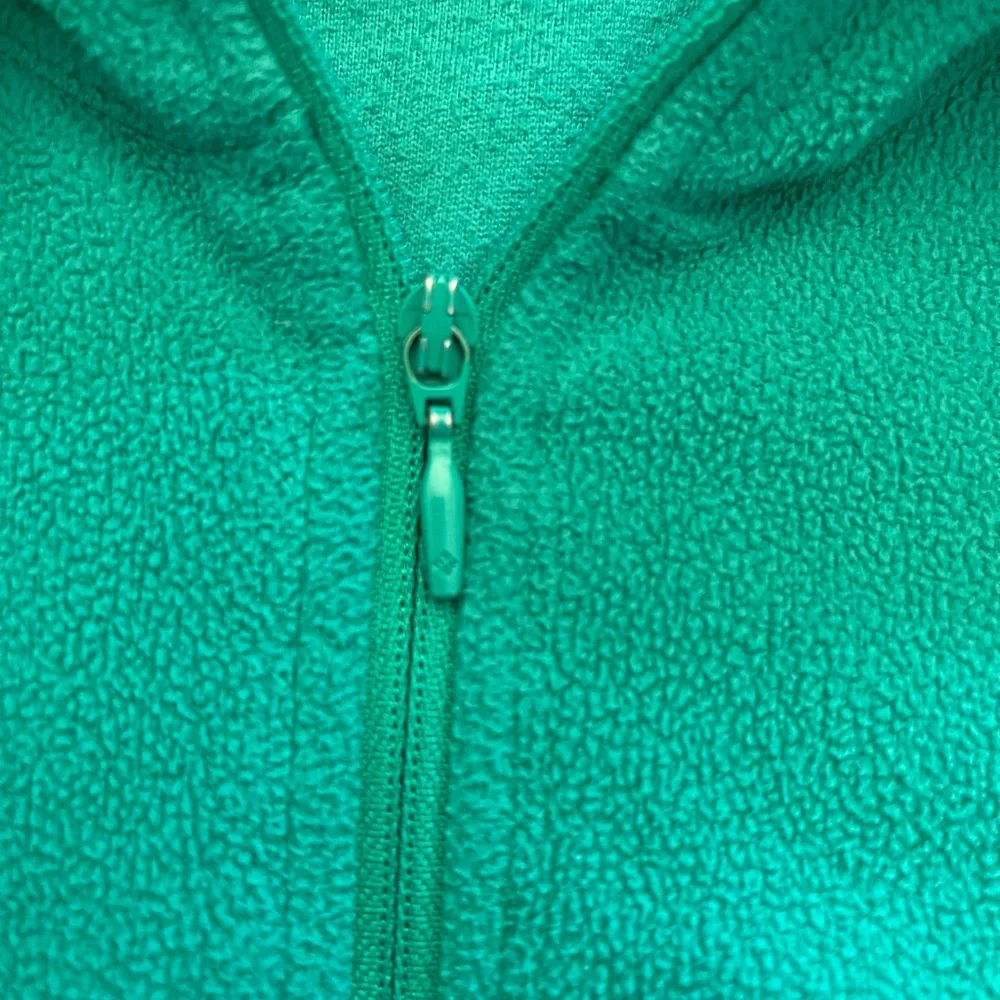Columbia 1/4” Zip Pullover Green Jacket Size XS - Picture 4 of 9